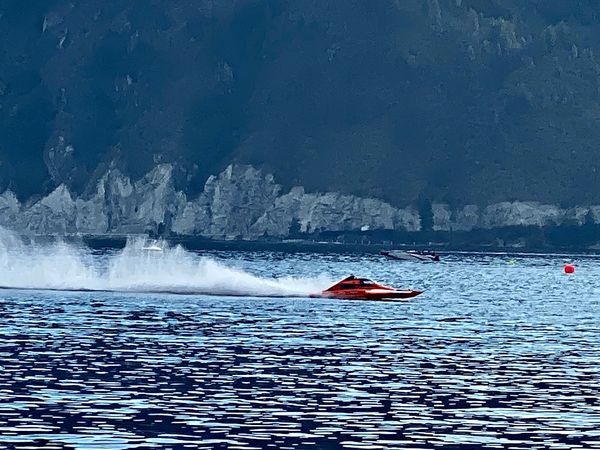 Hydroplane racing at the Manson Hydrofest