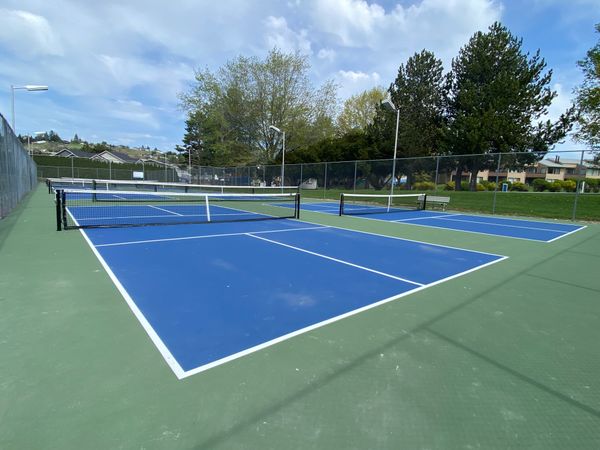 Pickleball courts at Wapato Point