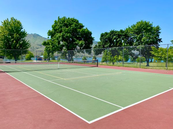 Tennis courts at Don Morse Park in Chelan